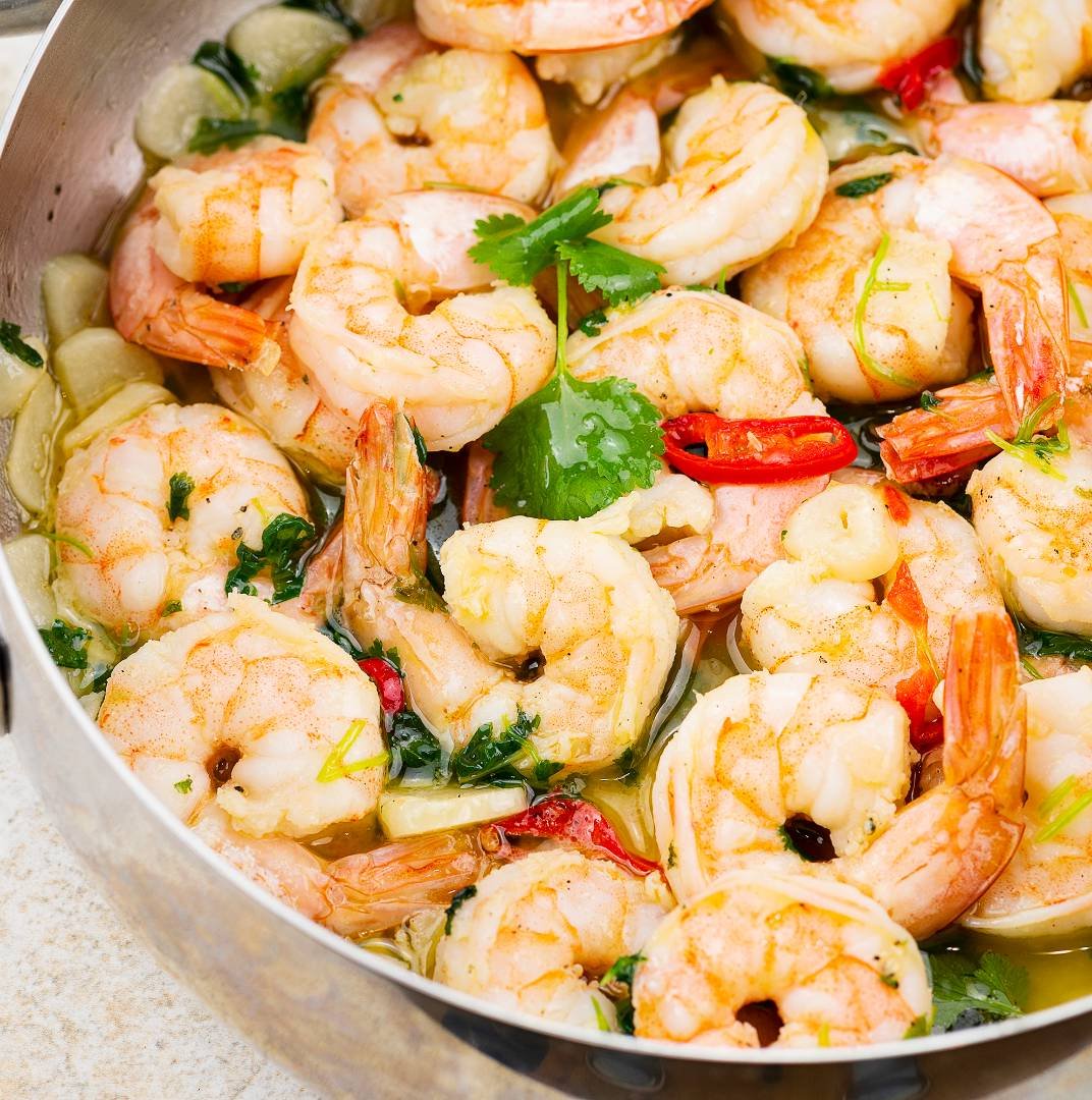 Рецепт креветок