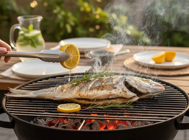 Як приготувати рибу на грилі